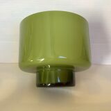 Empty pot cover pocket green glass paste