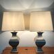 Paire de lampes en métal 1970