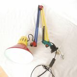 Architect lamp, articulated, multicolor, postmodern, 1980