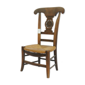 Chaise à langer paillée bretonne