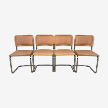 Lot of 4 chairs Cesca by Marcel Breuer