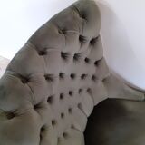 Paire de fauteuils crapauds