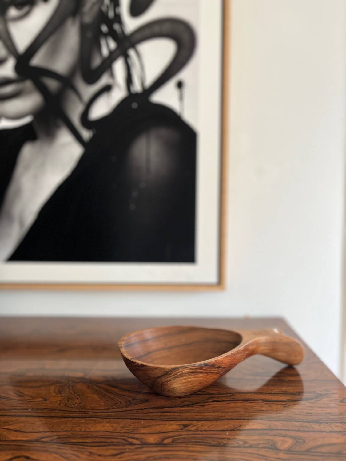 Jac-Arte Brazil. Bowl in rosewood.