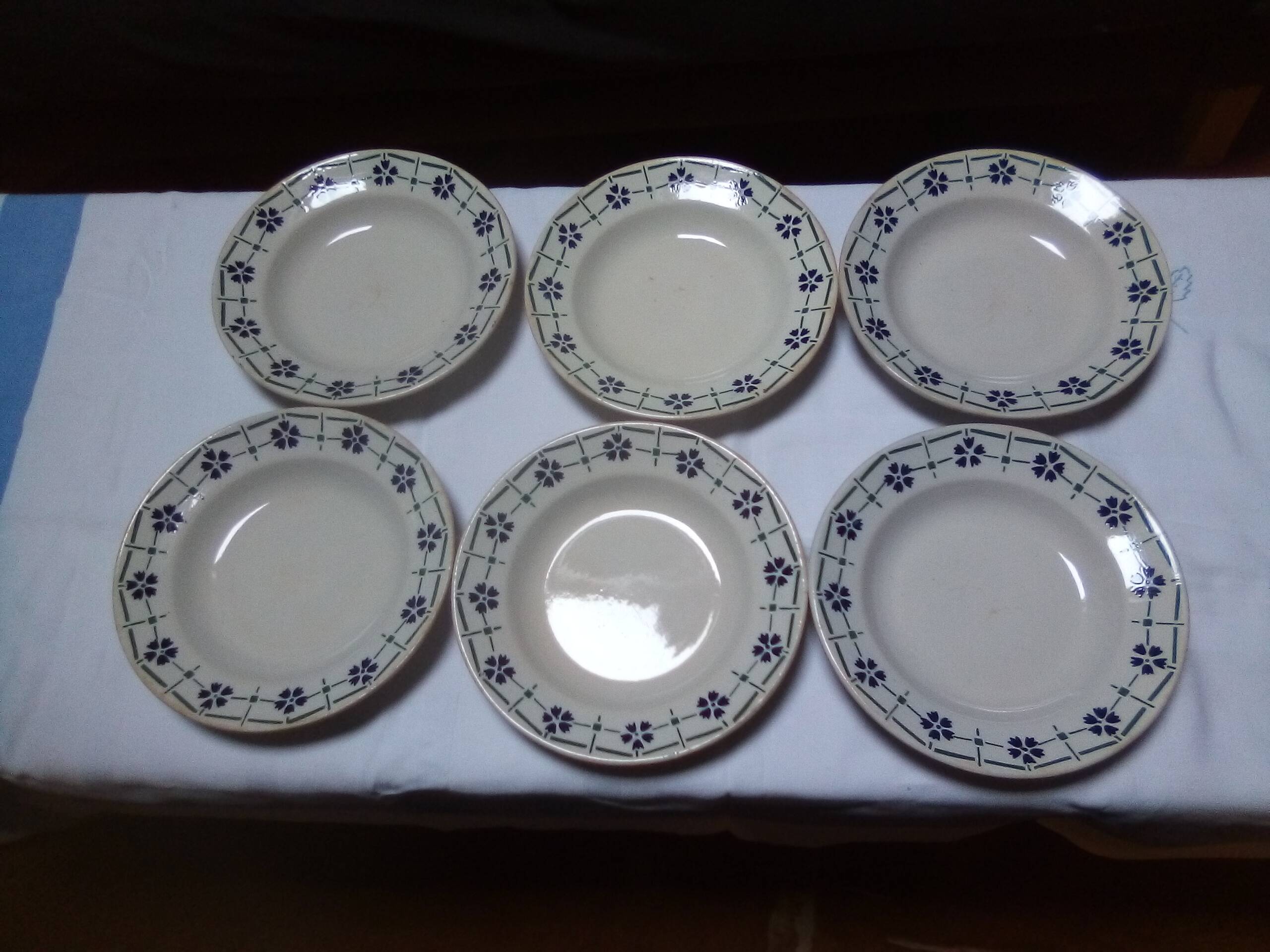 6 soup plates Philippe / Limoges
