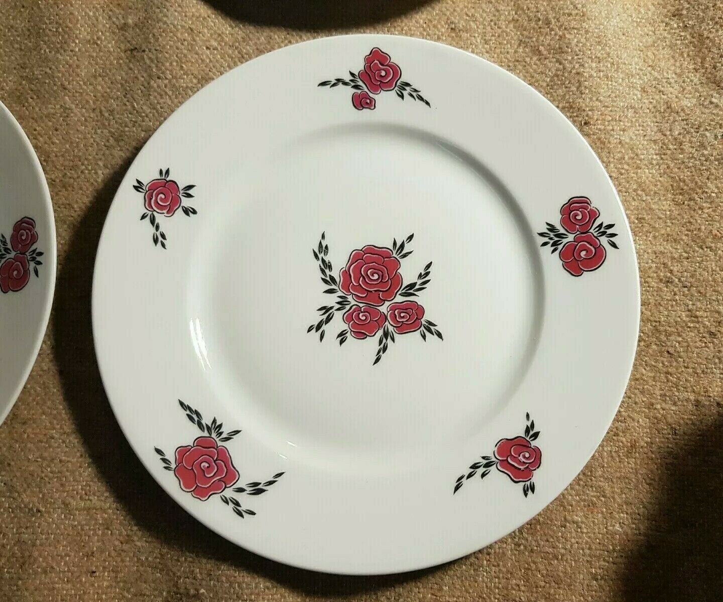 Lot of 10 dessert plates Robert Haviland Le Tanneur porcelain limoges