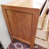 Vintage chest of drawers holes drawers