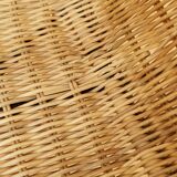 Mid-Century Rattan Lounge Chair