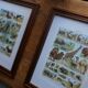 Original lithographs on butterflies