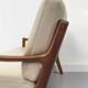 3-Seater Senator Sofa in Leather and Teak by Ole Wanscher for Cado, 1977