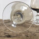 6 vintage smoked stemmed glasses