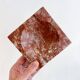 Vintage red marble ashtray