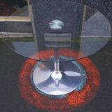 Design table base chrome tulip