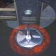Table design piétement tulipe chromé