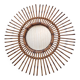 Rattan sun mirror