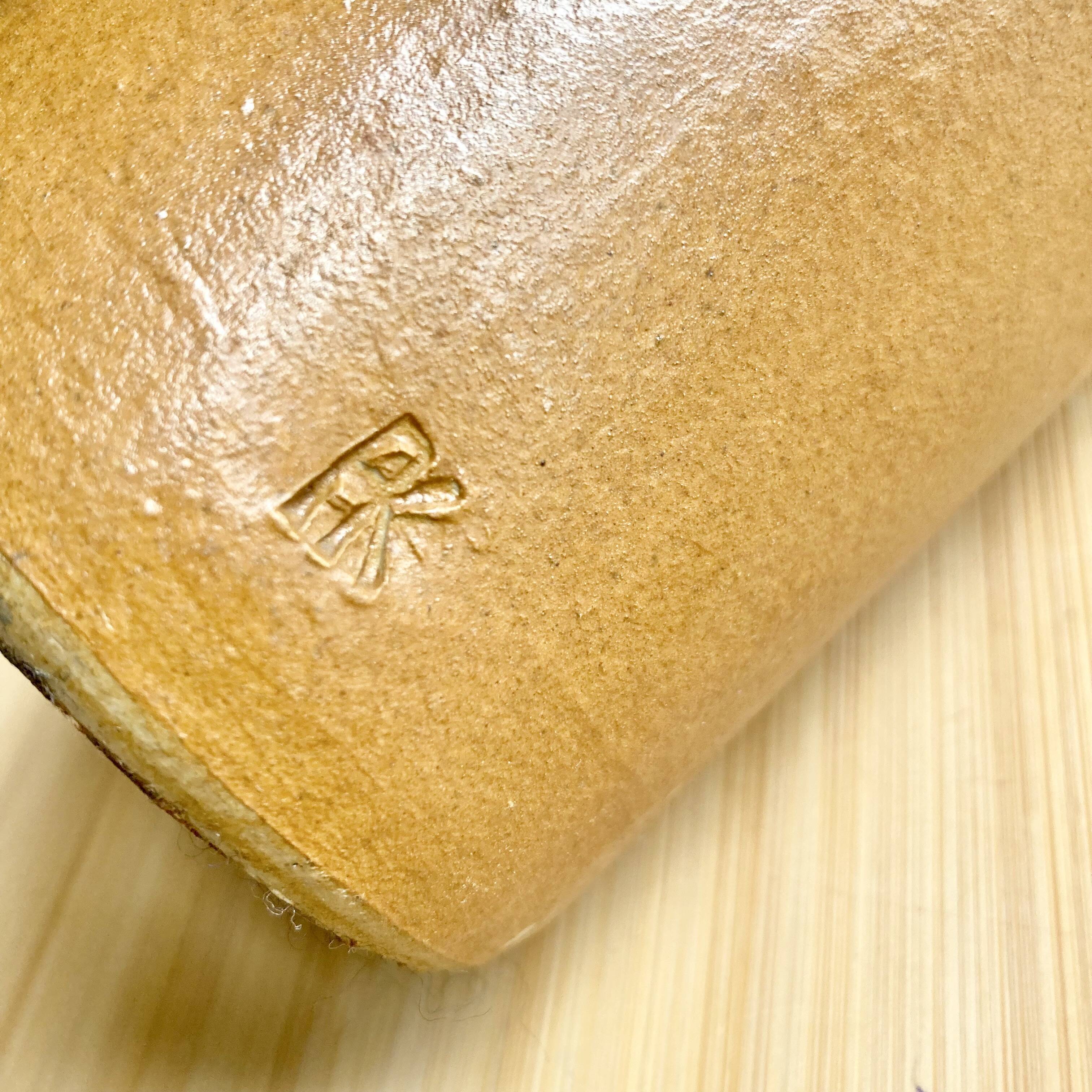 Vintage glazed stoneware bottle