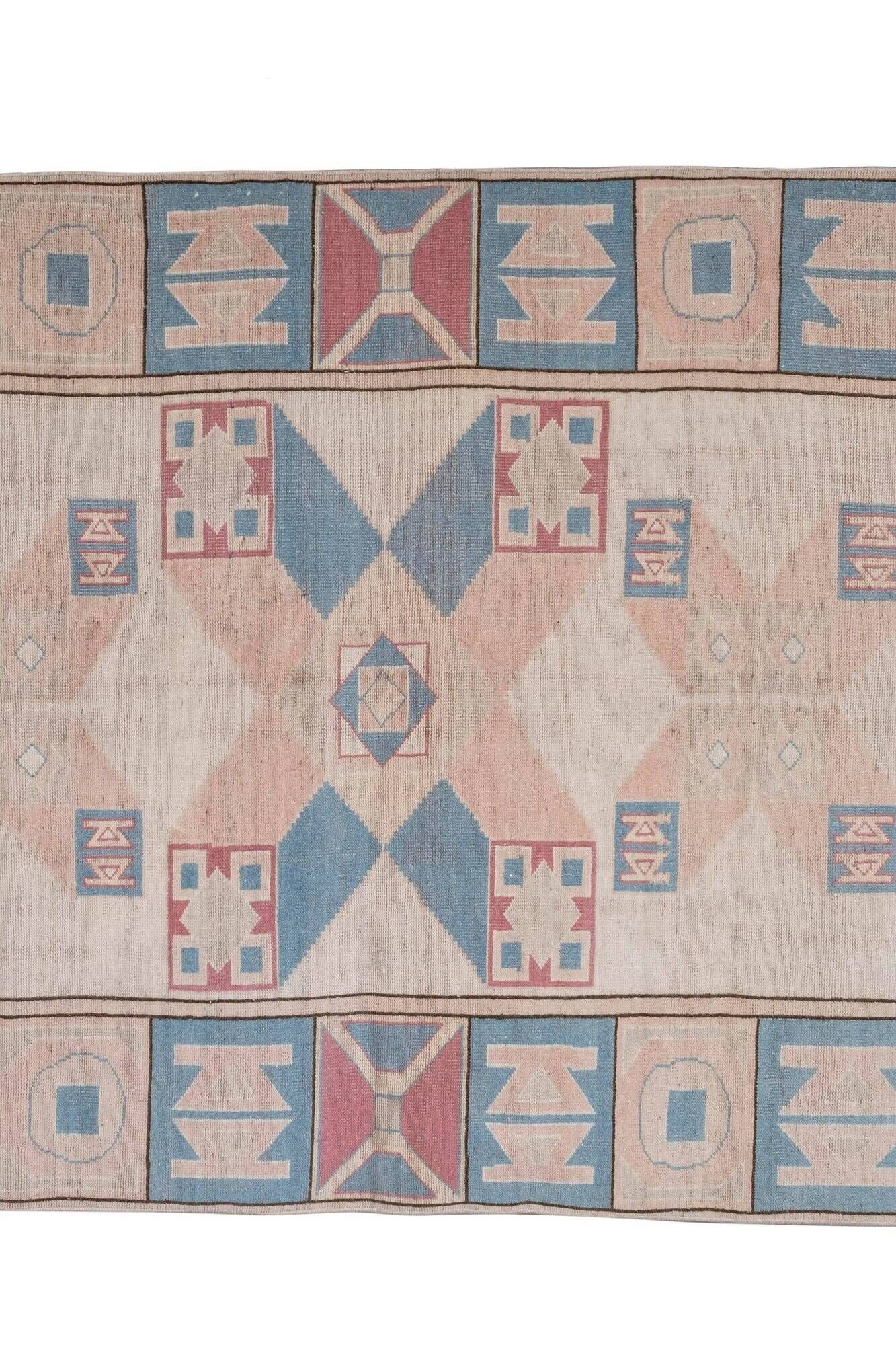 Vintage Turkish Oushak rug 175x252 cm