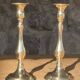 Pair of brass candlesticks