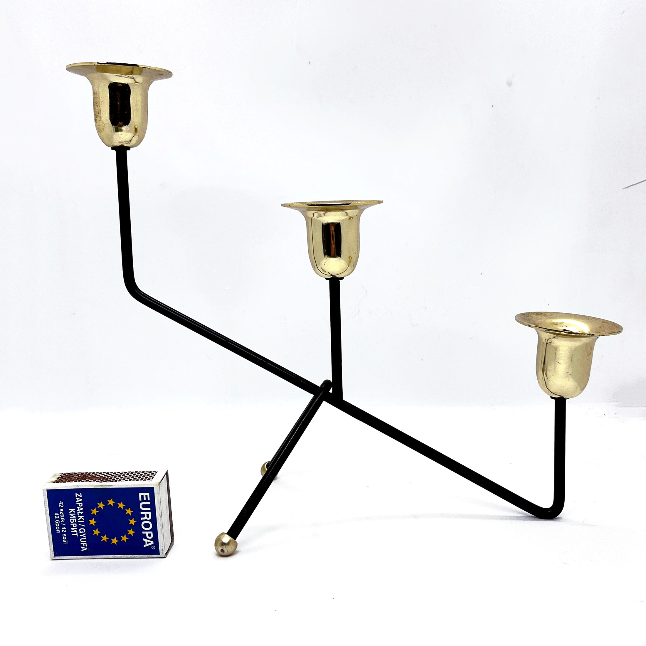 Minimalist table candlestick, belgium, 1970s