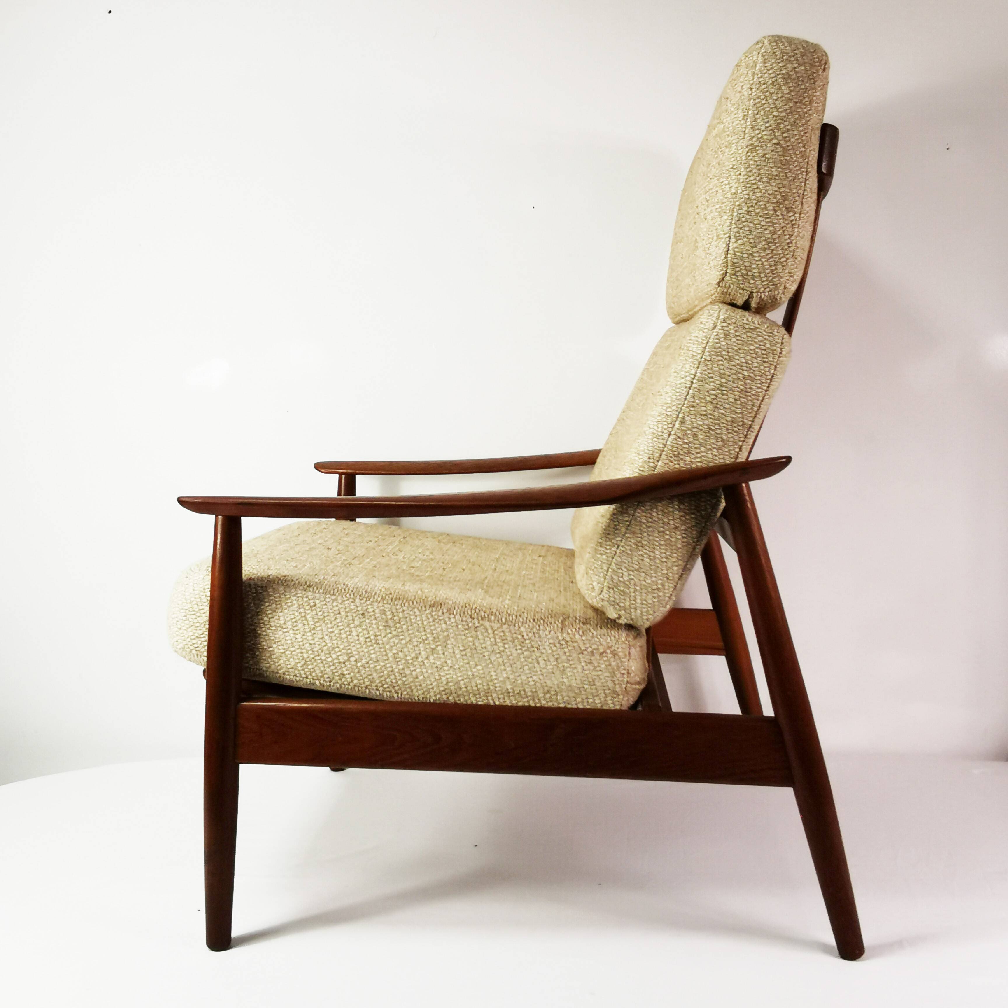 Modernist designer armchair, Cado, designed by Arne Vodder, Denmark, 1960s.