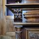Buffet served Renaissance walnut