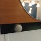 wall mirror on golden oak from the 60s 70x60cm