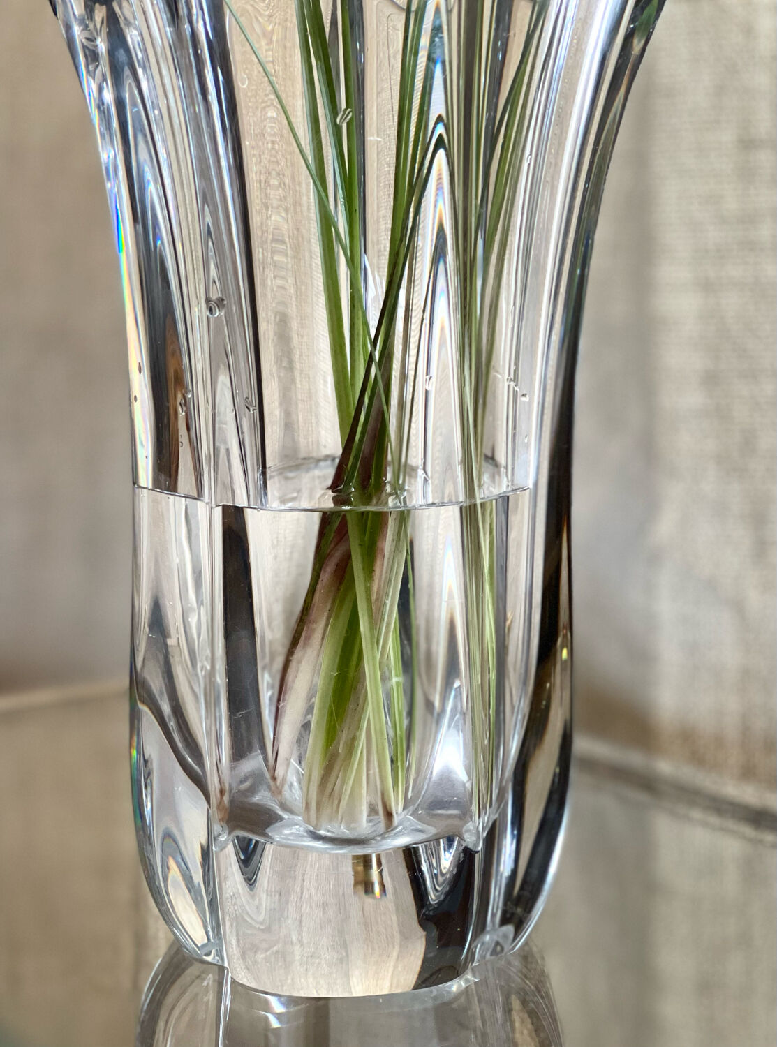 Daum crystal vase 1970