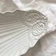 Shell dish in old porcelain