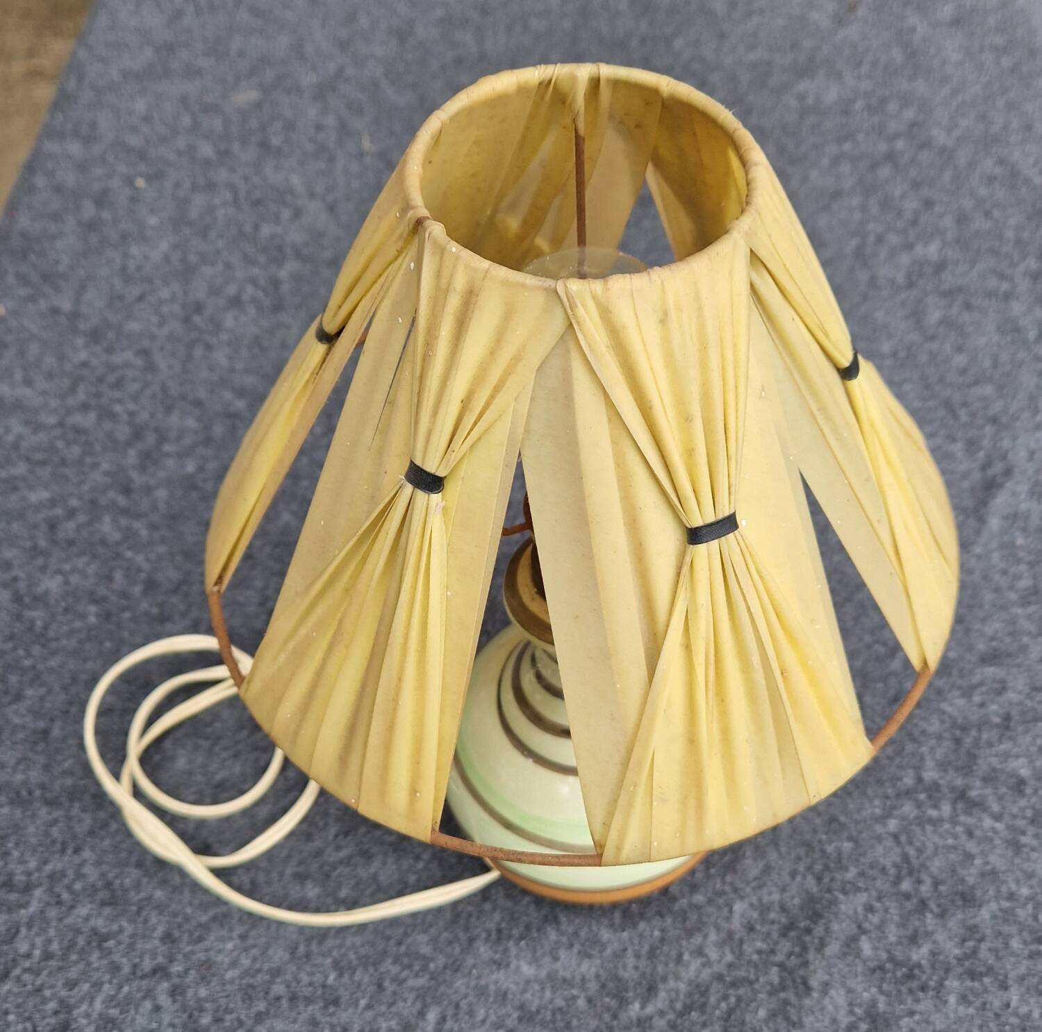 Vintage ceramic bedside lamp