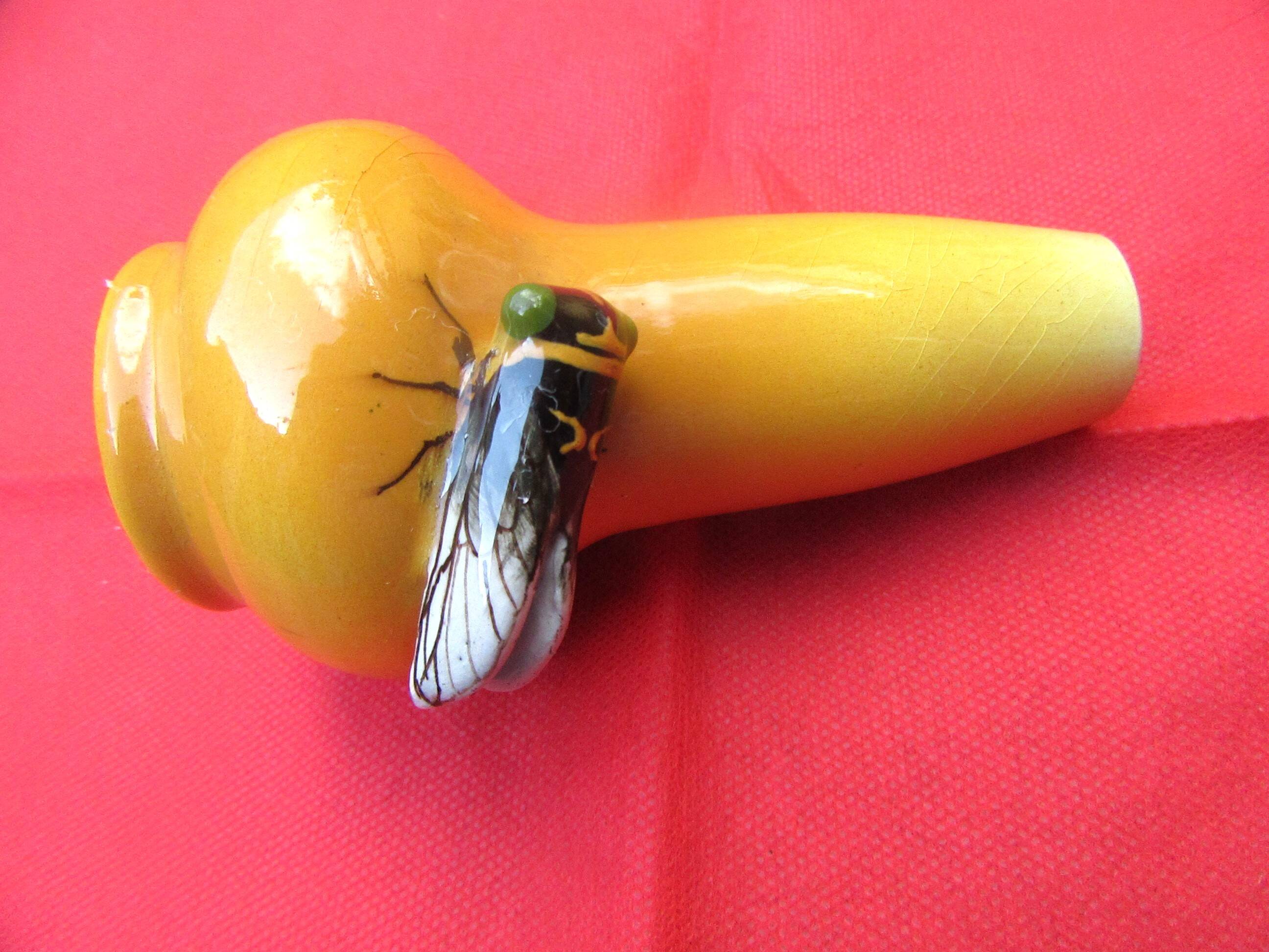 Small vase with cicadas Vallauris - Jérome MASSIER