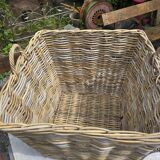Wicker log basket