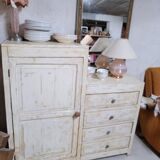 Asymmetrical vintage buffet