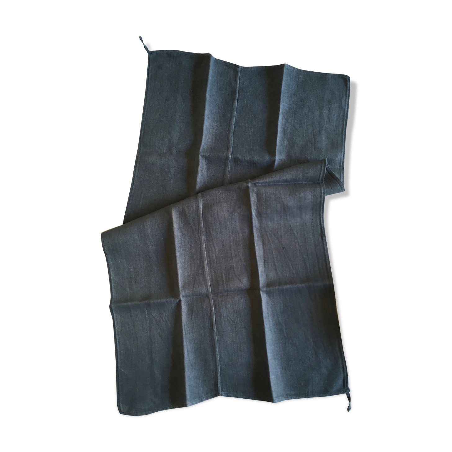 19th century long cloth cloth with iron grey rafters