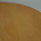 Oval table with 2 extensions baumann vintage central foot