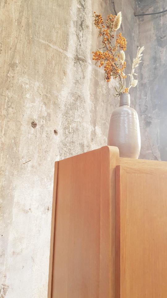 Vintage boarding school cabinet