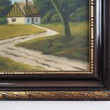 Painting „The Way to Home”, Scandinavian design, 1970s, by V. Kier