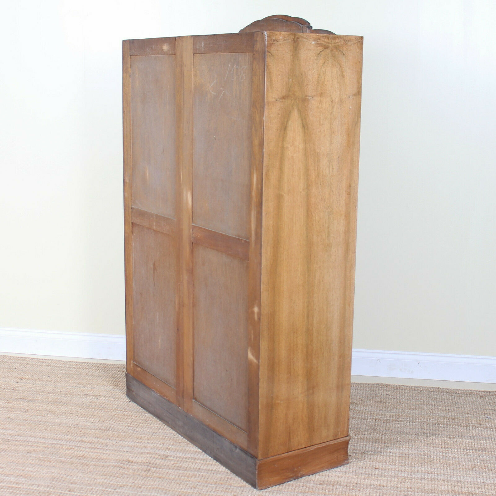 Walnut wardrobe art deco period