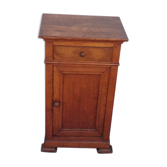 Light oak bedside