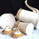 Art Deco coffee service in Limoges porcelain, 23 pieces.
