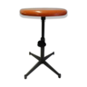 Metal stool orange