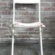 Chaise pliante en acier industriel