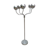 Lampadaire chrome design 20 ème siècle