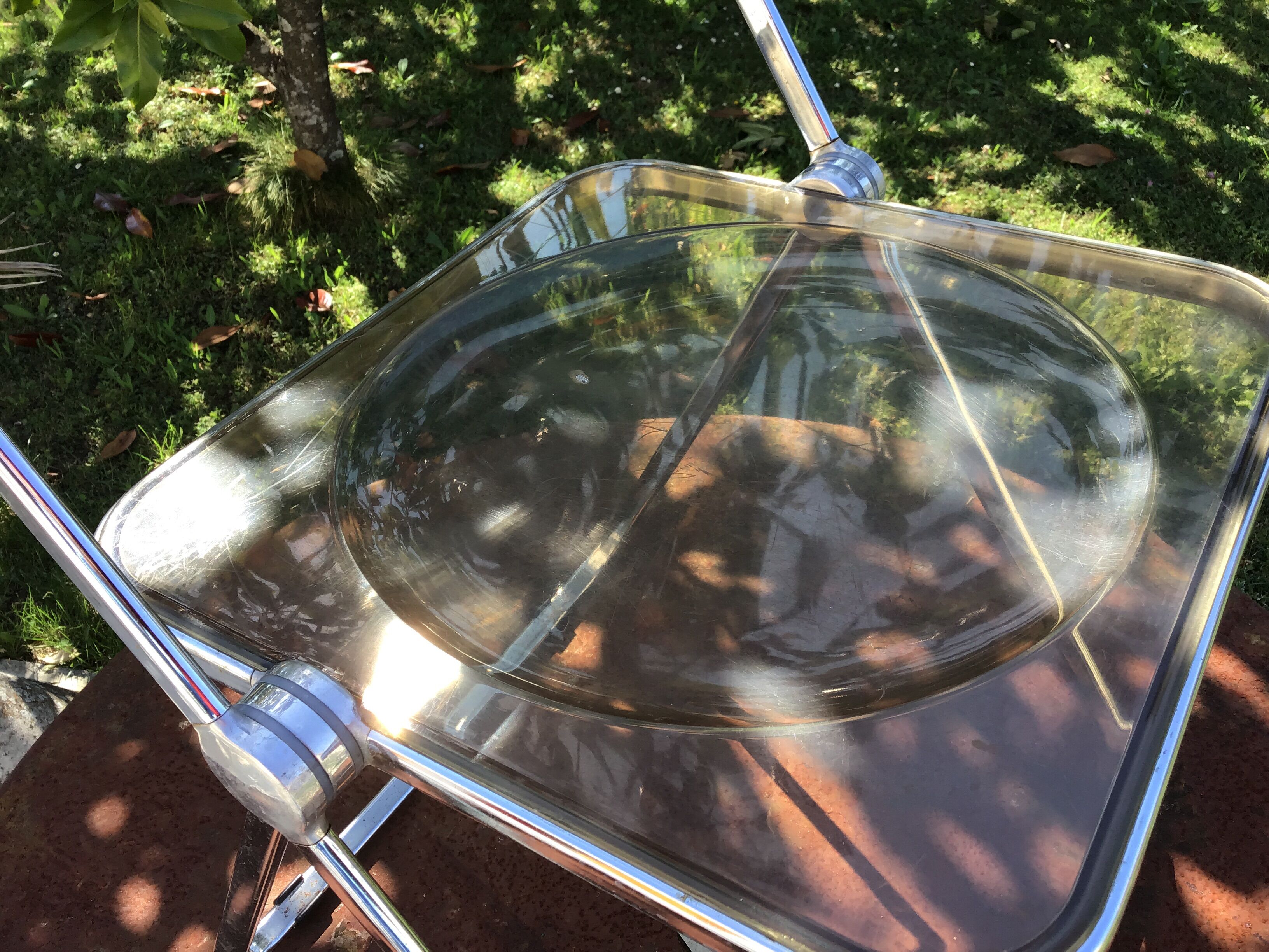 Plia chair by Giancarlo Piretti for Castelli