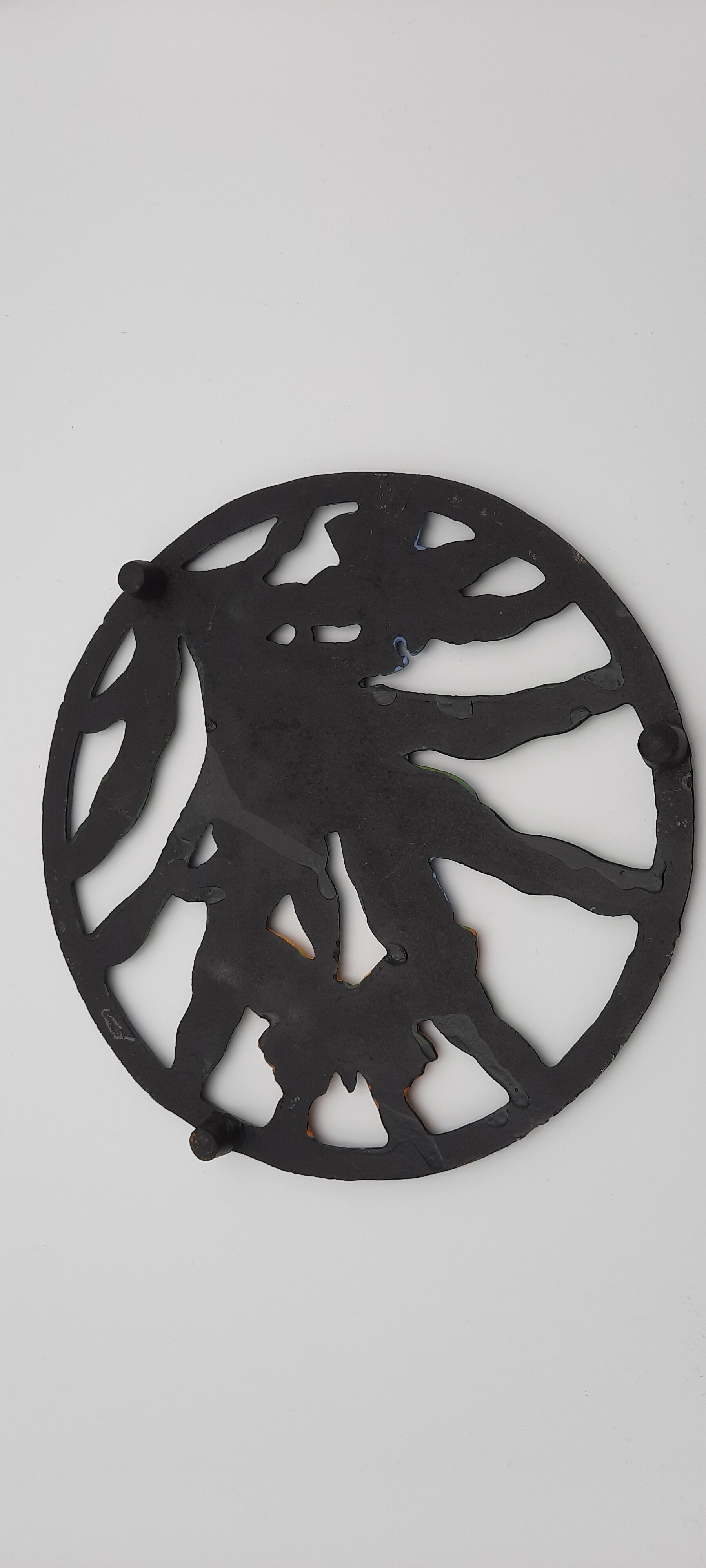 Cast iron underside