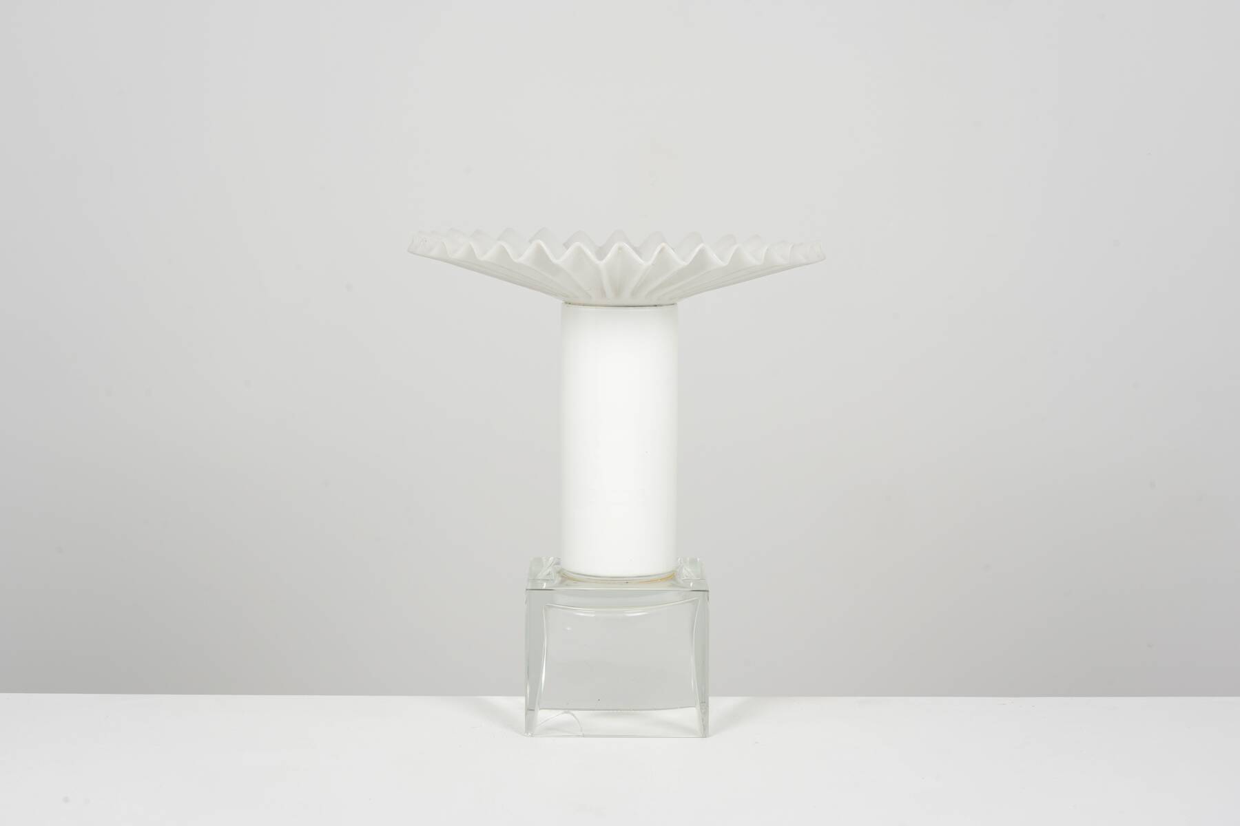 Vase Italien en verre circa 1980