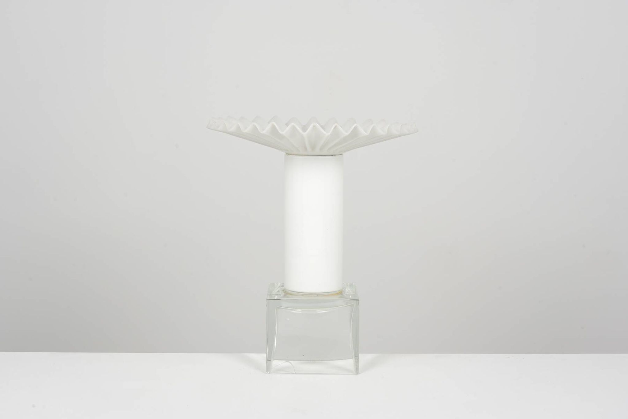 Italian glass vase circa 1980