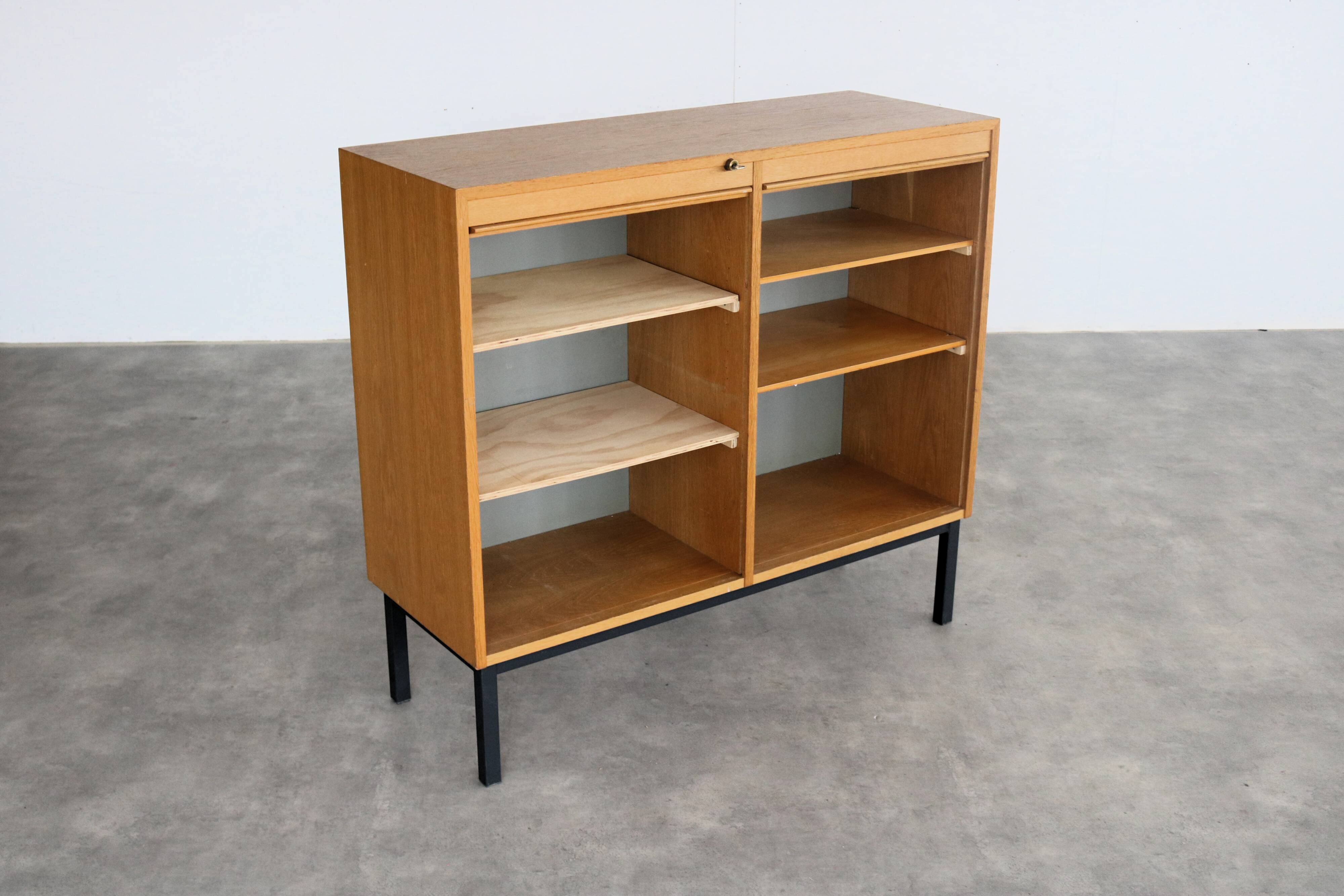 Vintage filing cabinet | roller shutter cabinet | 1960s | Sweden
