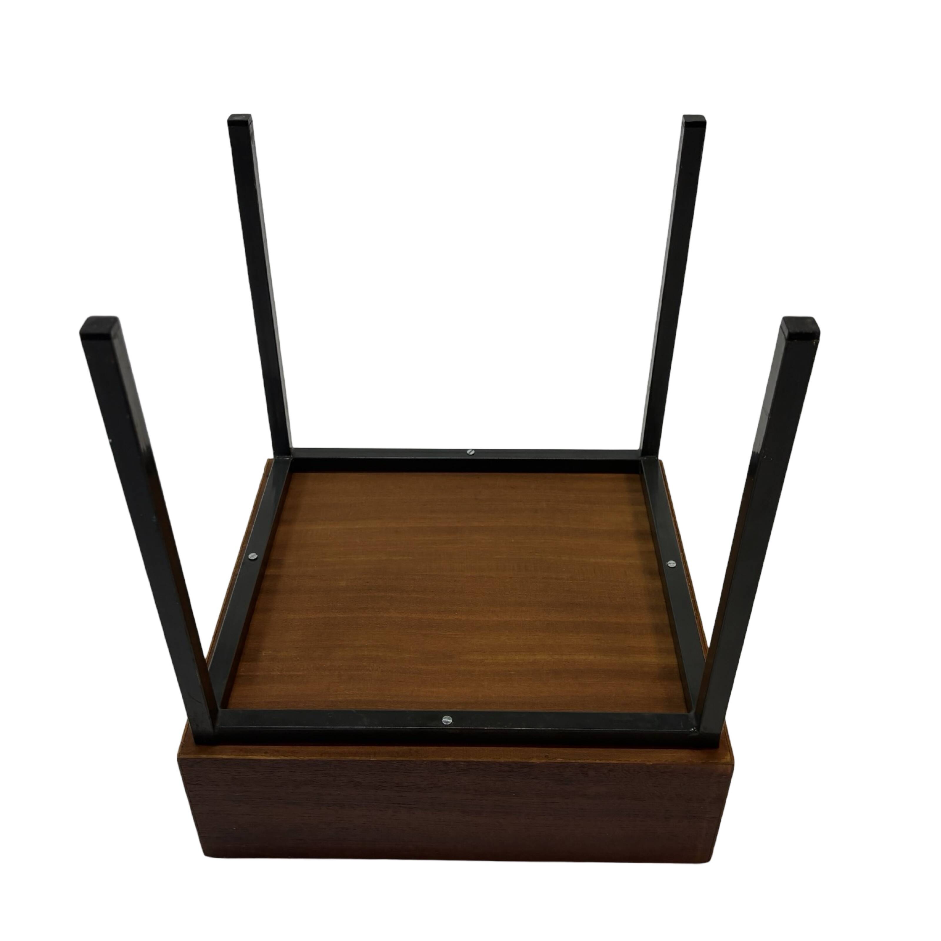 Vintage Pastoe bedside table side table 1960s teak veneer