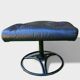 Vintage IKEA Leather Footstool – Circa 1970