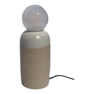 Luminaire lampe en grès