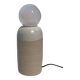 Ceramic stoneware lamp light fixture